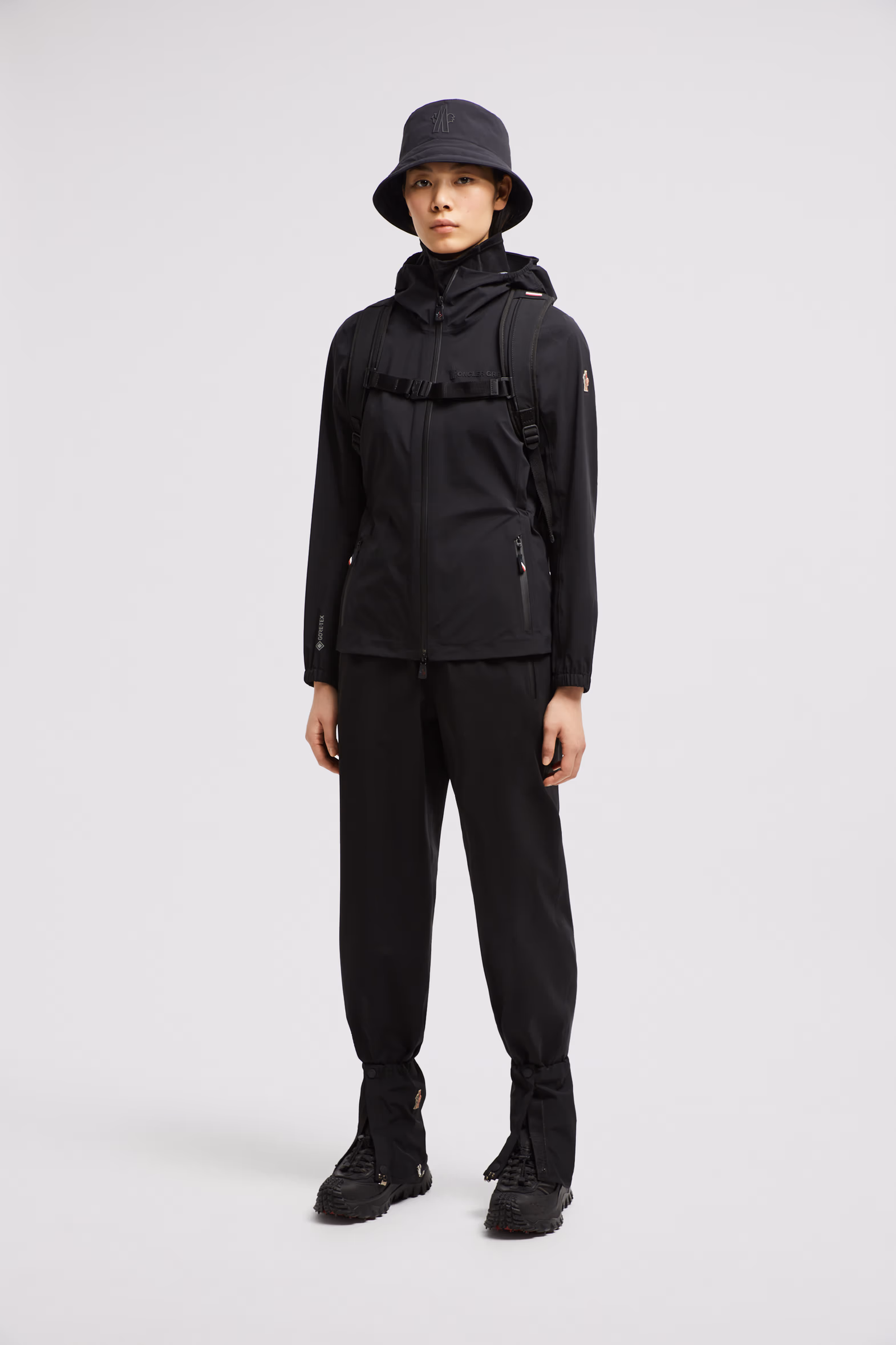 Valles Hooded Shell Jacket Women Black Moncler 0